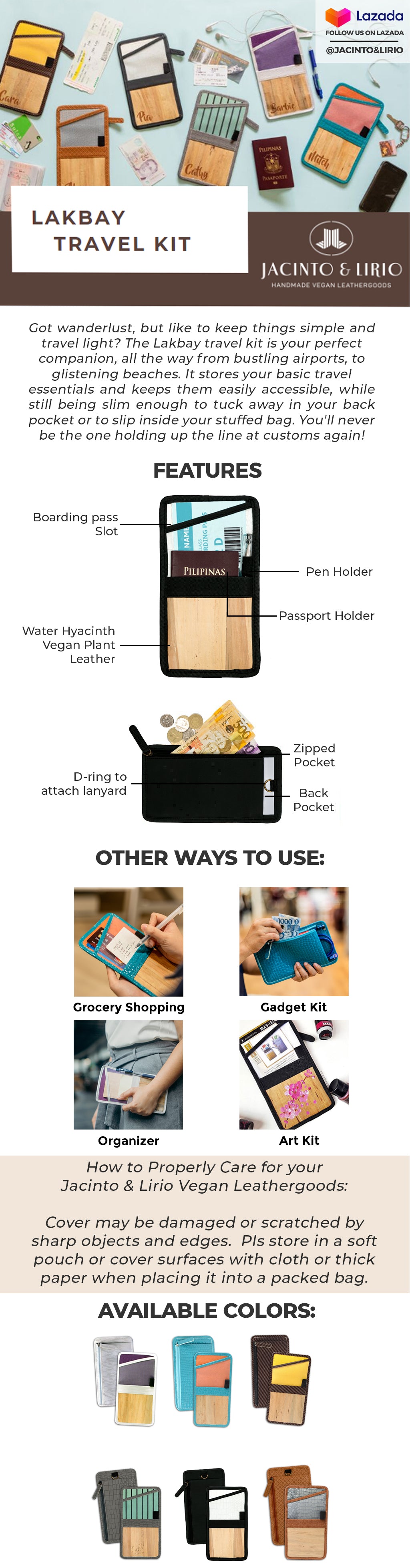 Lakbay Essentials Kit - Jacinto & Lirio