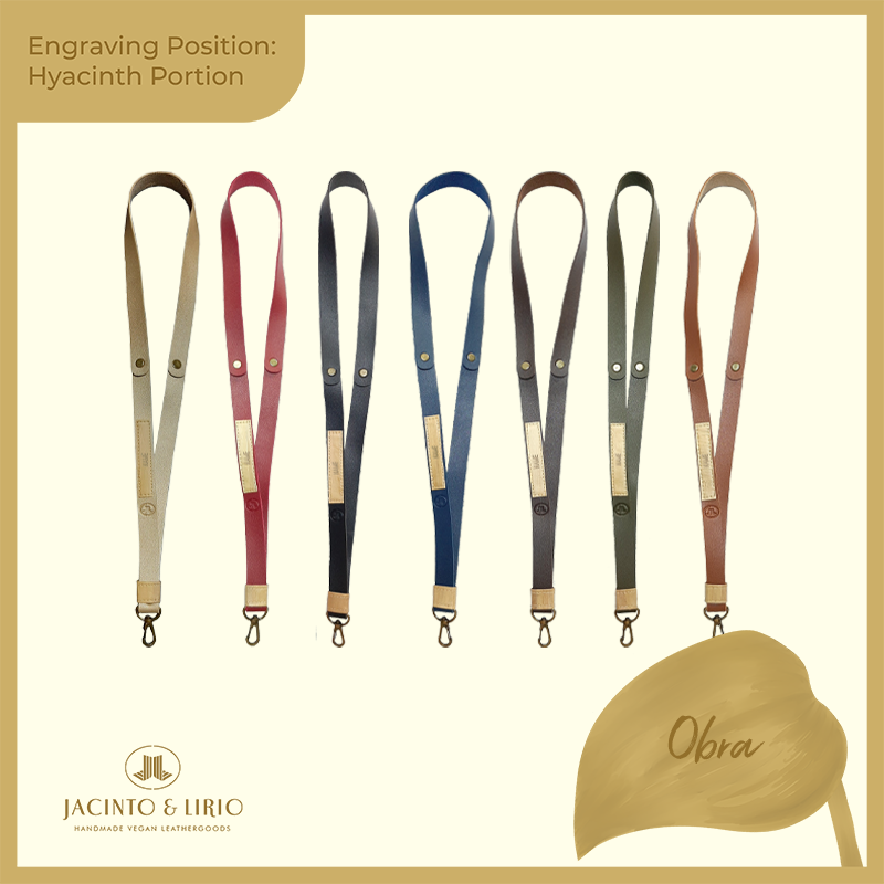 Logo Engraving Personalization on Water Hyacinth Portion - Jacinto & Lirio