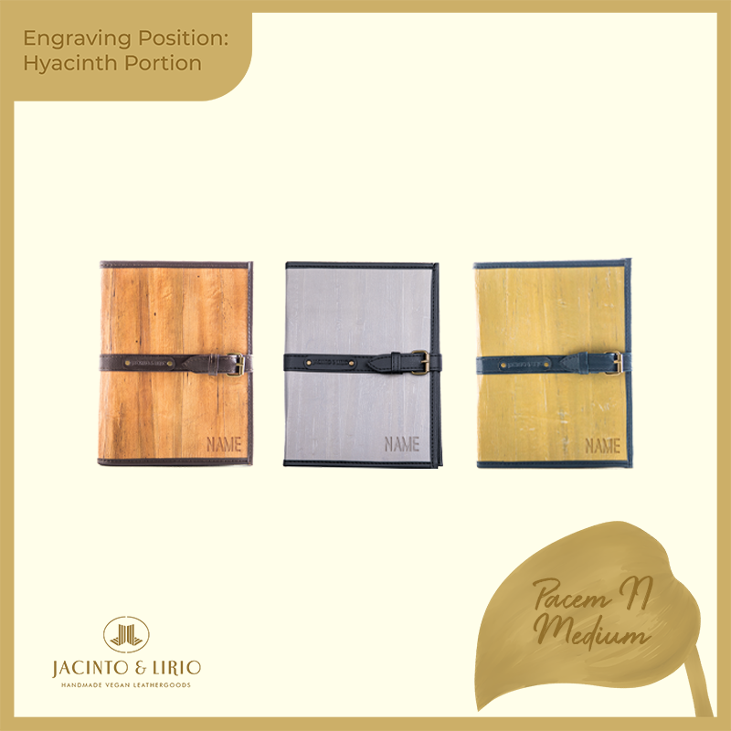 Logo Engraving Personalization on Water Hyacinth Portion - Jacinto & Lirio