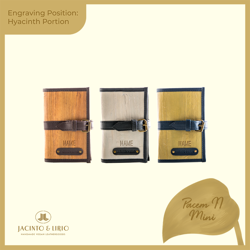 Logo Engraving Personalization on Water Hyacinth Portion - Jacinto & Lirio