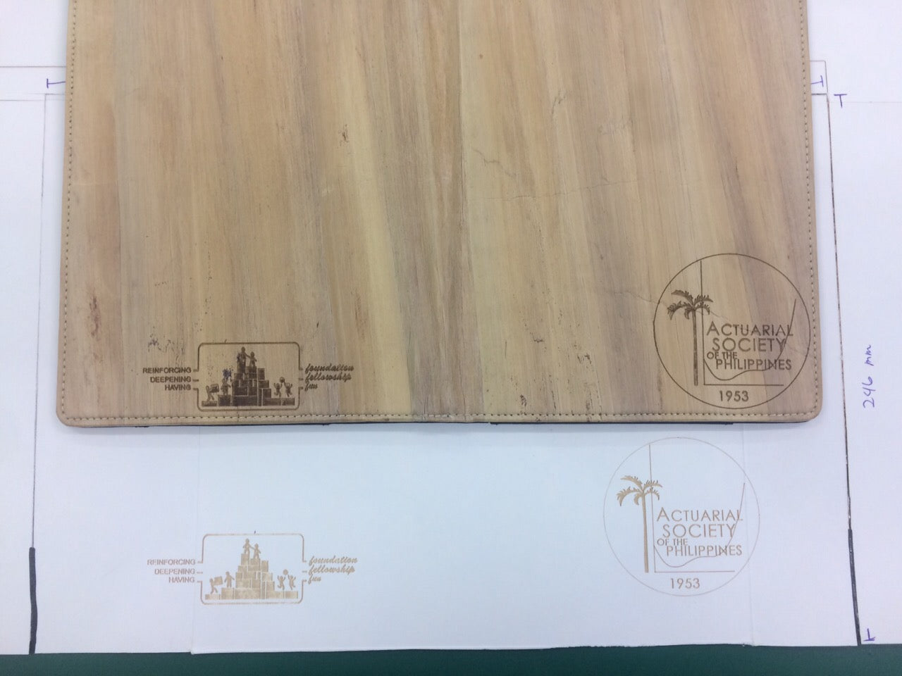 Logo Engraving Personalization - Jacinto & Lirio