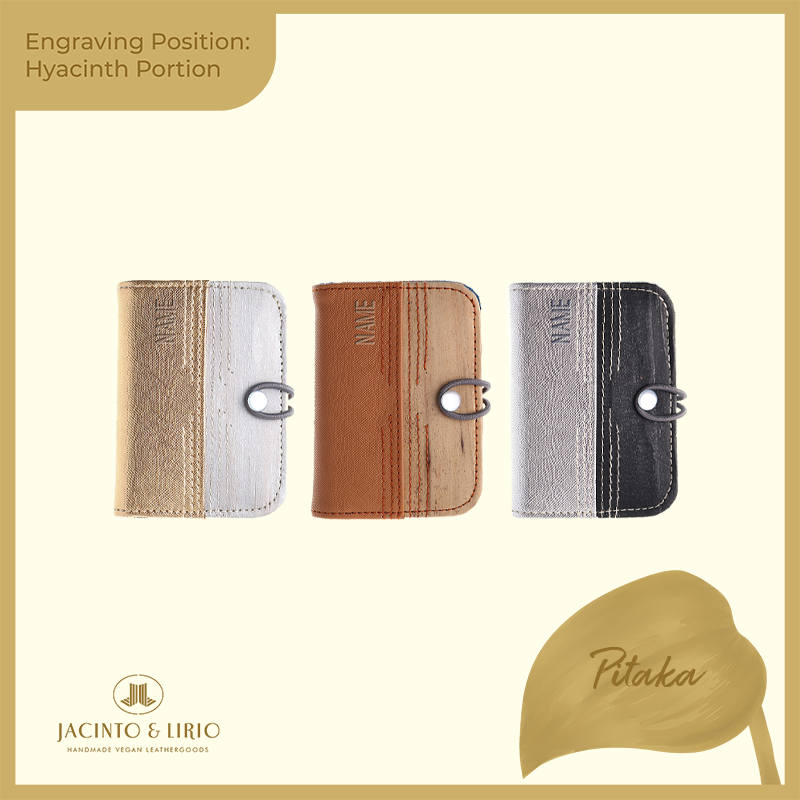 Logo Engraving Personalization on Water Hyacinth Portion - Jacinto & Lirio