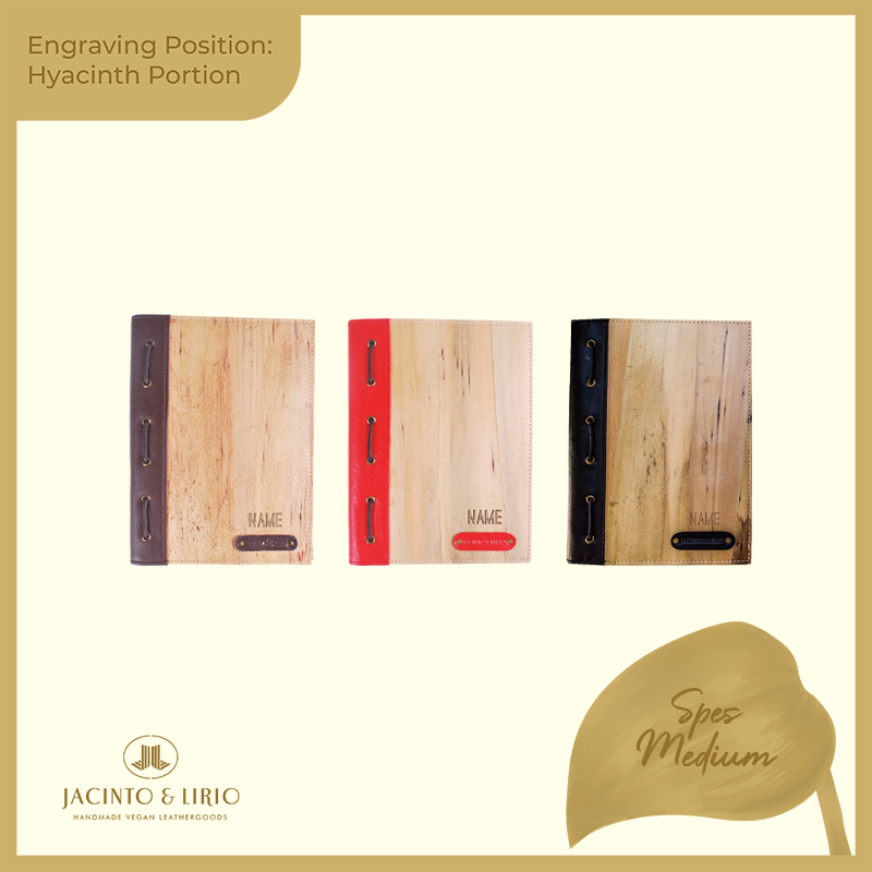 Logo Engraving Personalization on Water Hyacinth Portion - Jacinto & Lirio