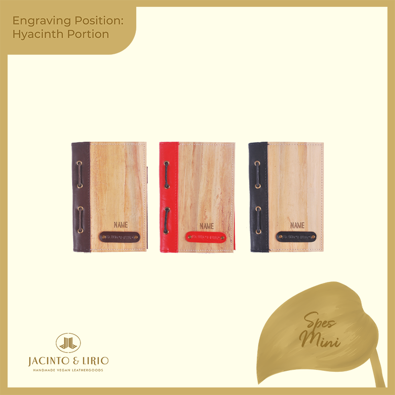 Logo Engraving Personalization on Water Hyacinth Portion - Jacinto & Lirio