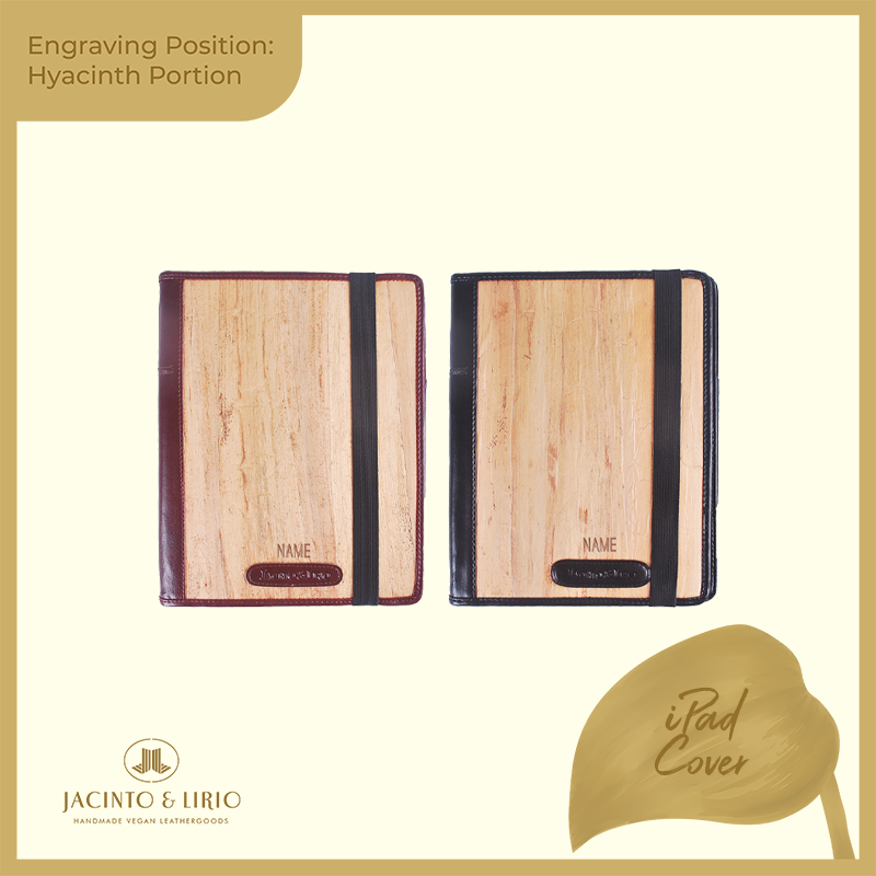 Logo Engraving Personalization on Water Hyacinth Portion - Jacinto & Lirio