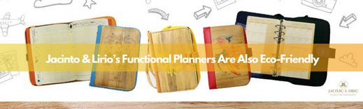 Jacinto & Lirio’s Functional Planners Are Also Eco-Friendly