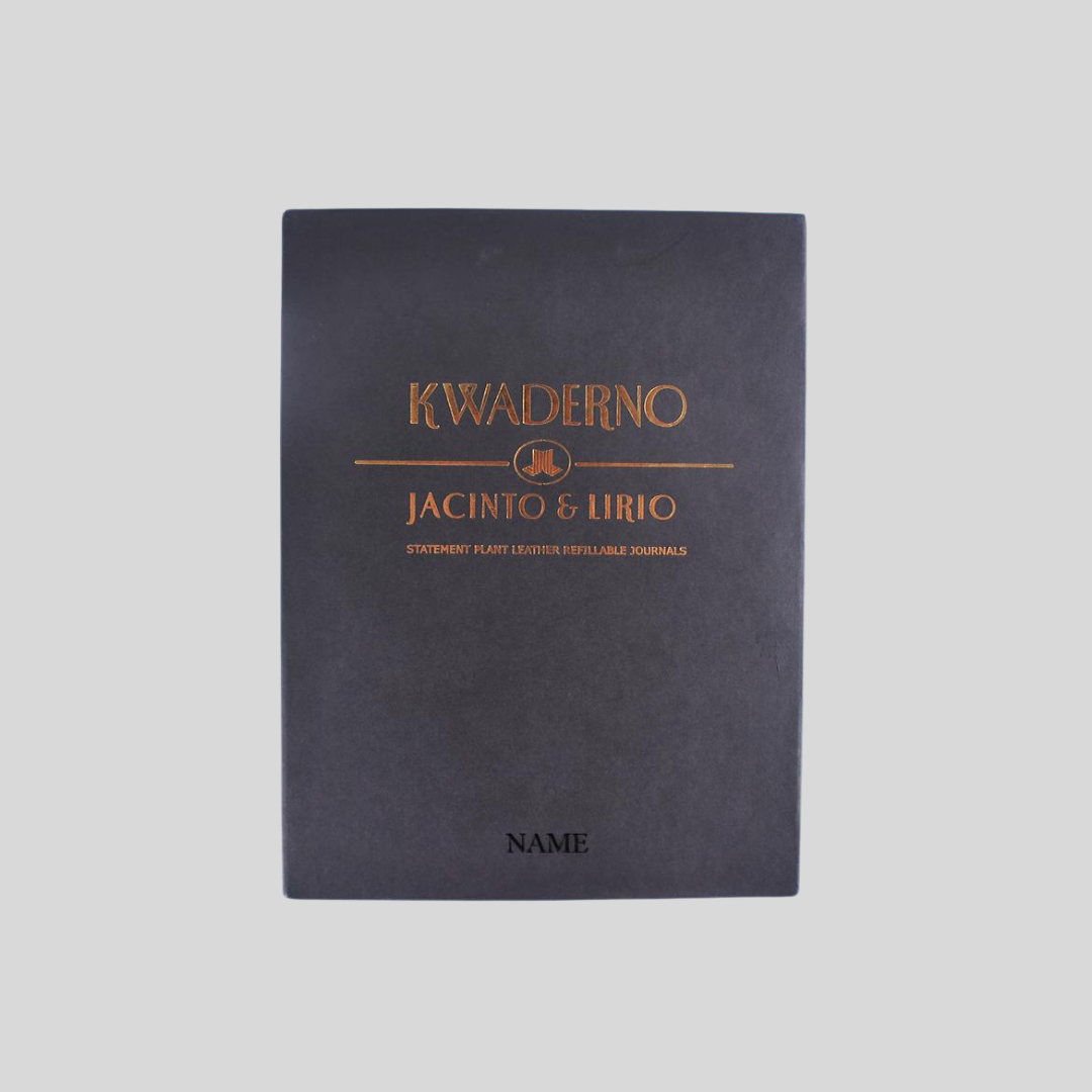 Luxurious Kwaderno Packaging Box - Jacinto & Lirio