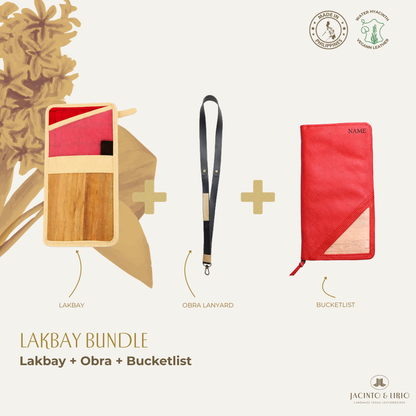Travel Bundle – Lakbay + Obra + Bucketlist, Travel Wallet, Jacinto & Lirio, Jacinto & Lirio. - Jacinto & Lirio