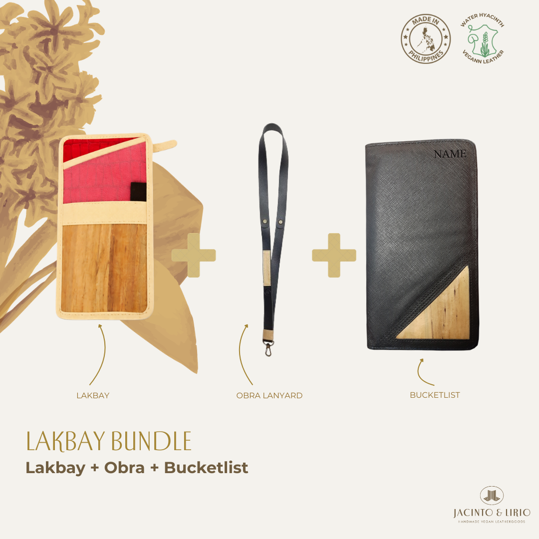 Travel Bundle – Lakbay + Obra + Bucketlist, Travel Wallet, Jacinto & Lirio, Jacinto & Lirio. - Jacinto & Lirio