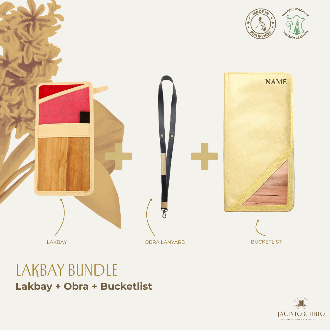 Travel Bundle – Lakbay + Obra + Bucketlist, Travel Wallet, Jacinto & Lirio, Jacinto & Lirio. - Jacinto & Lirio