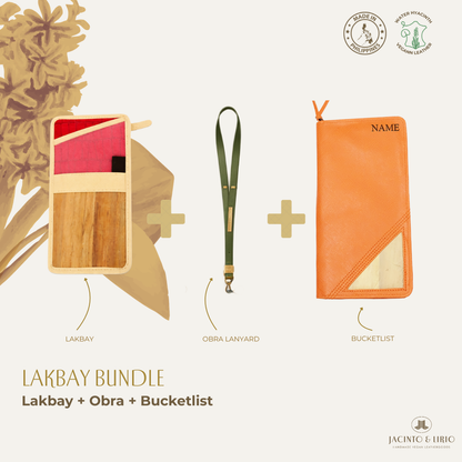 Travel Bundle – Lakbay + Obra + Bucketlist, Travel Wallet, Jacinto & Lirio, Jacinto & Lirio. - Jacinto & Lirio