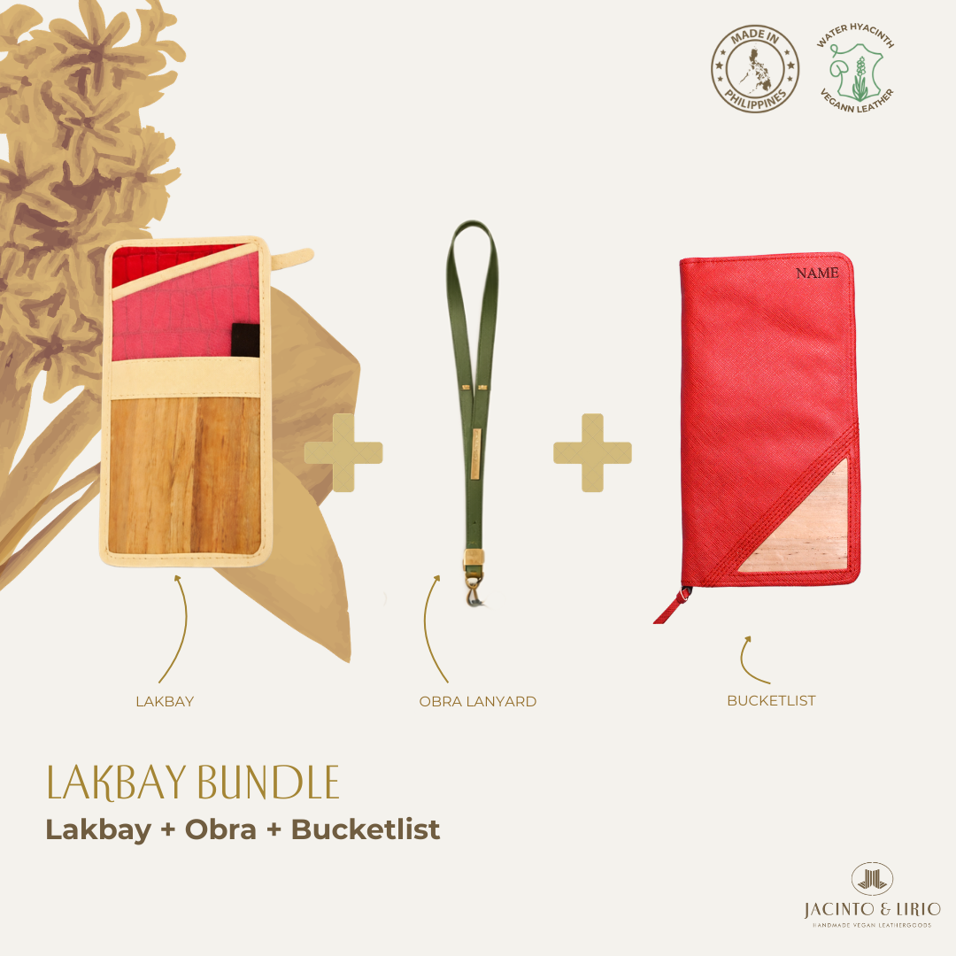Travel Bundle – Lakbay + Obra + Bucketlist, Travel Wallet, Jacinto & Lirio, Jacinto & Lirio. - Jacinto & Lirio
