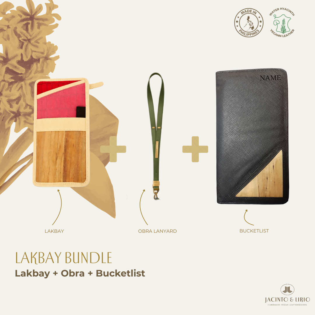 Travel Bundle – Lakbay + Obra + Bucketlist, Travel Wallet, Jacinto & Lirio, Jacinto & Lirio. - Jacinto & Lirio