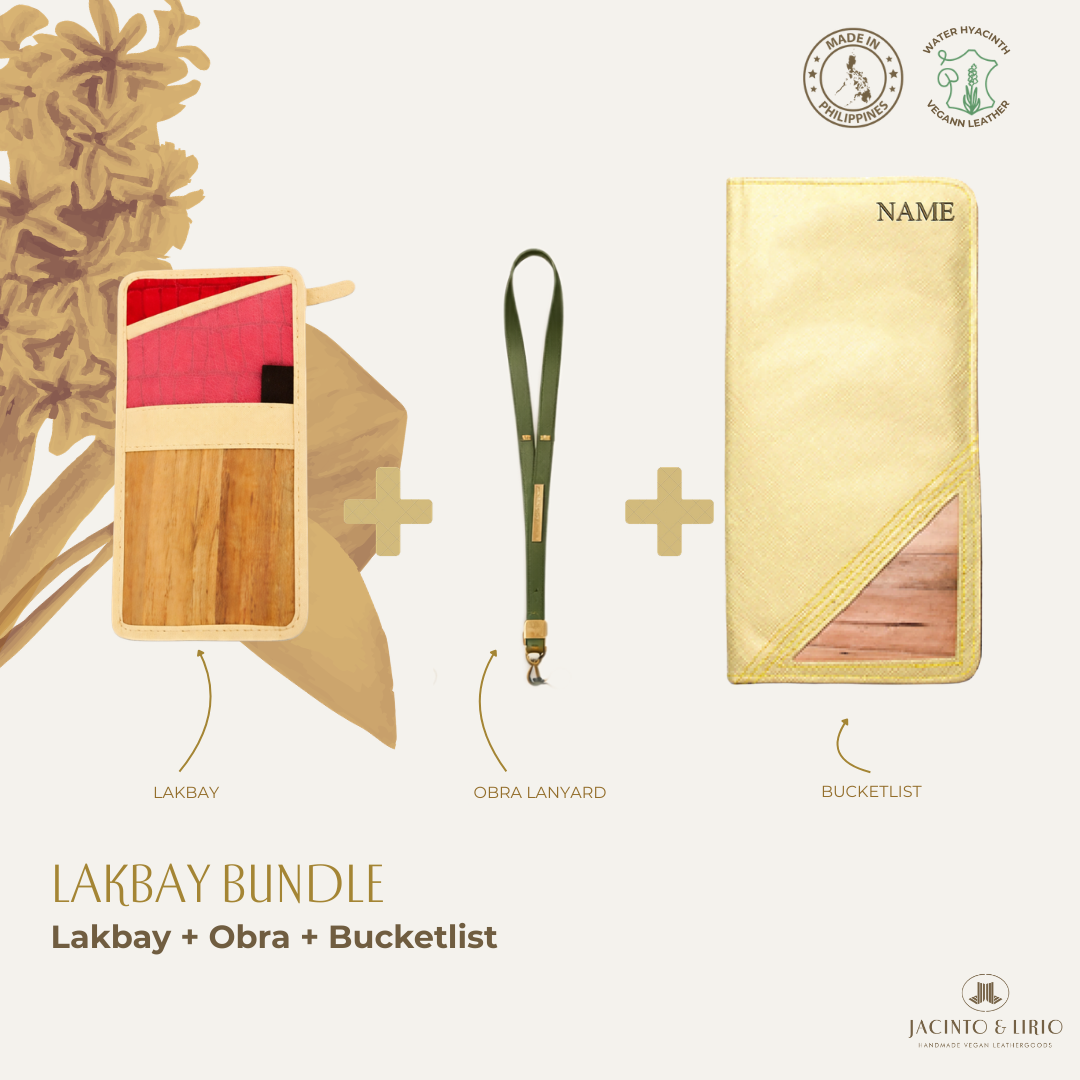 Travel Bundle – Lakbay + Obra + Bucketlist, Travel Wallet, Jacinto & Lirio, Jacinto & Lirio. - Jacinto & Lirio