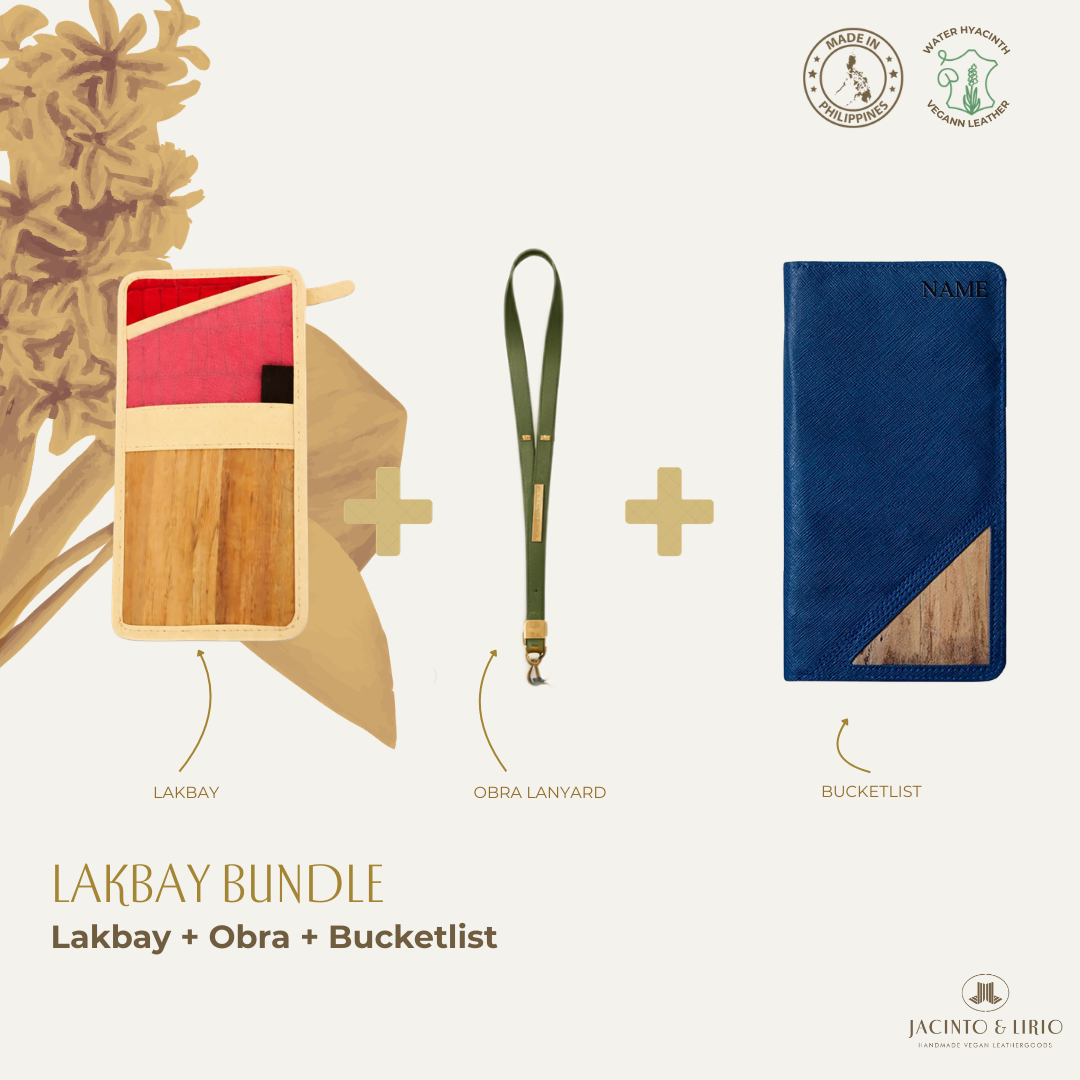 Travel Bundle – Lakbay + Obra + Bucketlist, Travel Wallet, Jacinto & Lirio, Jacinto & Lirio. - Jacinto & Lirio