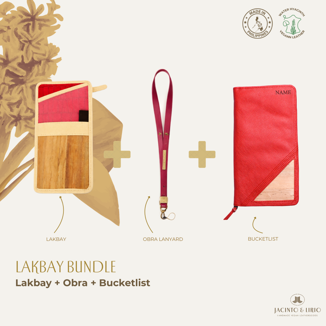 Travel Bundle – Lakbay + Obra + Bucketlist, Travel Wallet, Jacinto & Lirio, Jacinto & Lirio. - Jacinto & Lirio