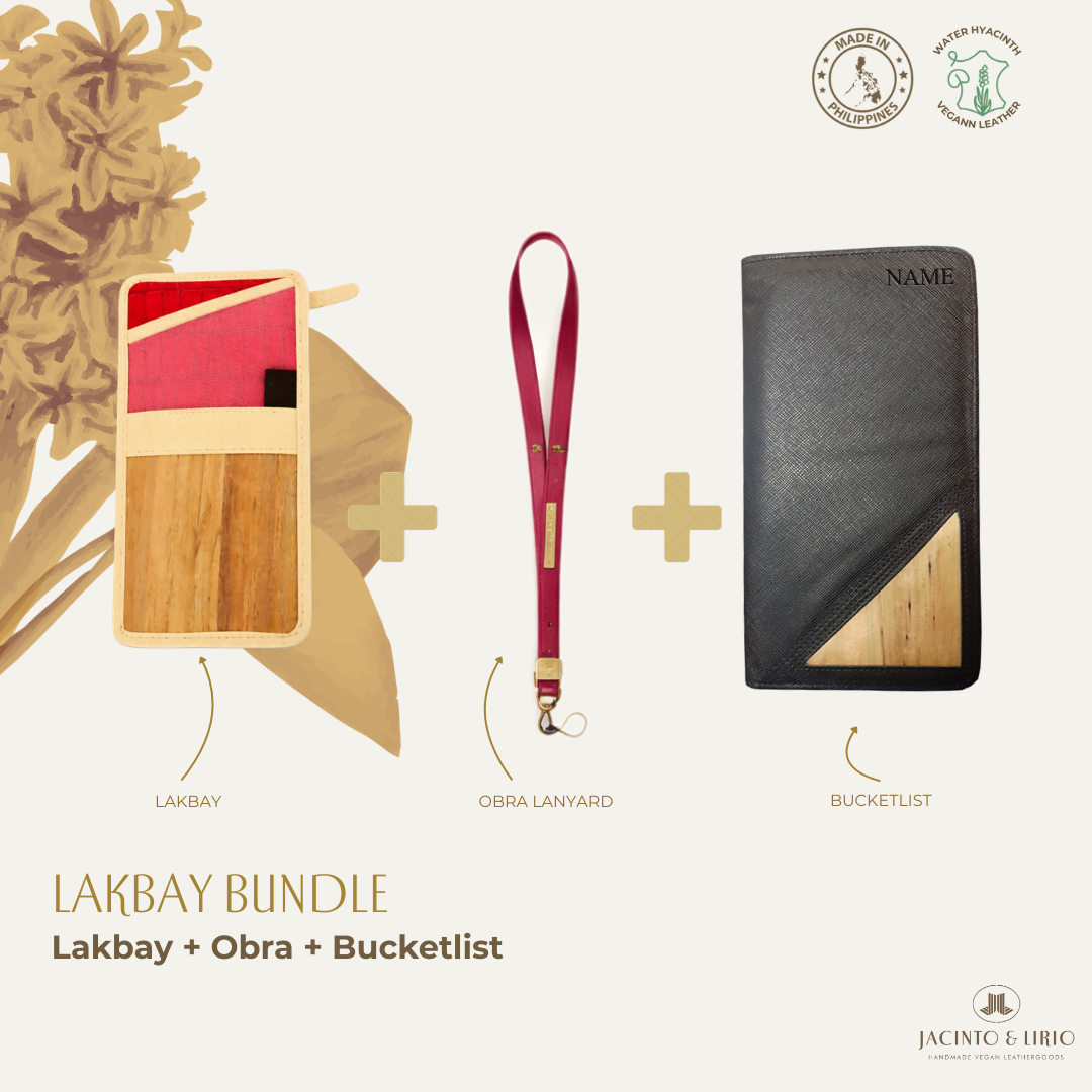 Travel Bundle – Lakbay + Obra + Bucketlist, Travel Wallet, Jacinto & Lirio, Jacinto & Lirio. - Jacinto & Lirio