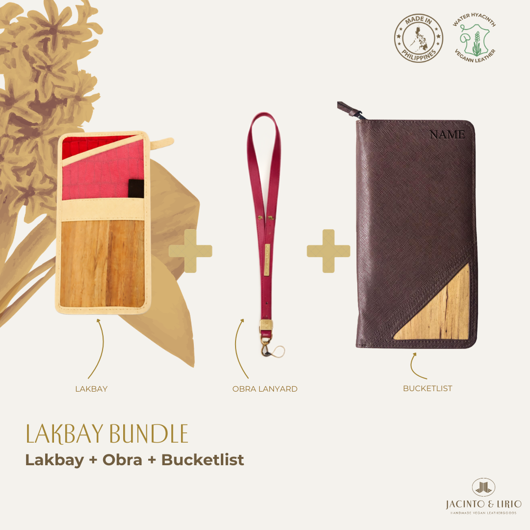 Travel Bundle – Lakbay + Obra + Bucketlist, Travel Wallet, Jacinto & Lirio, Jacinto & Lirio. - Jacinto & Lirio