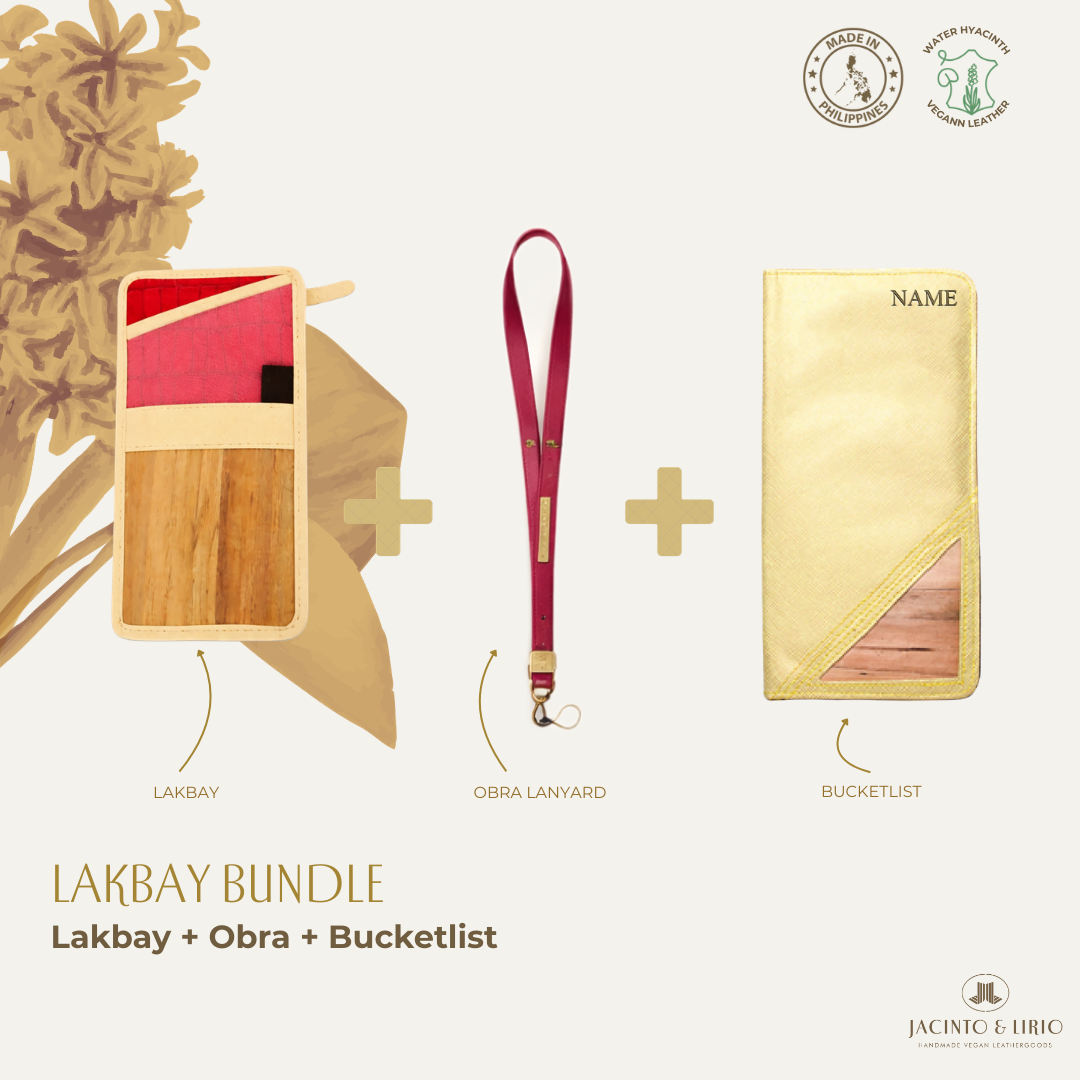 Travel Bundle – Lakbay + Obra + Bucketlist, Travel Wallet, Jacinto & Lirio, Jacinto & Lirio. - Jacinto & Lirio