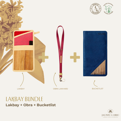 Travel Bundle – Lakbay + Obra + Bucketlist, Travel Wallet, Jacinto & Lirio, Jacinto & Lirio. - Jacinto & Lirio
