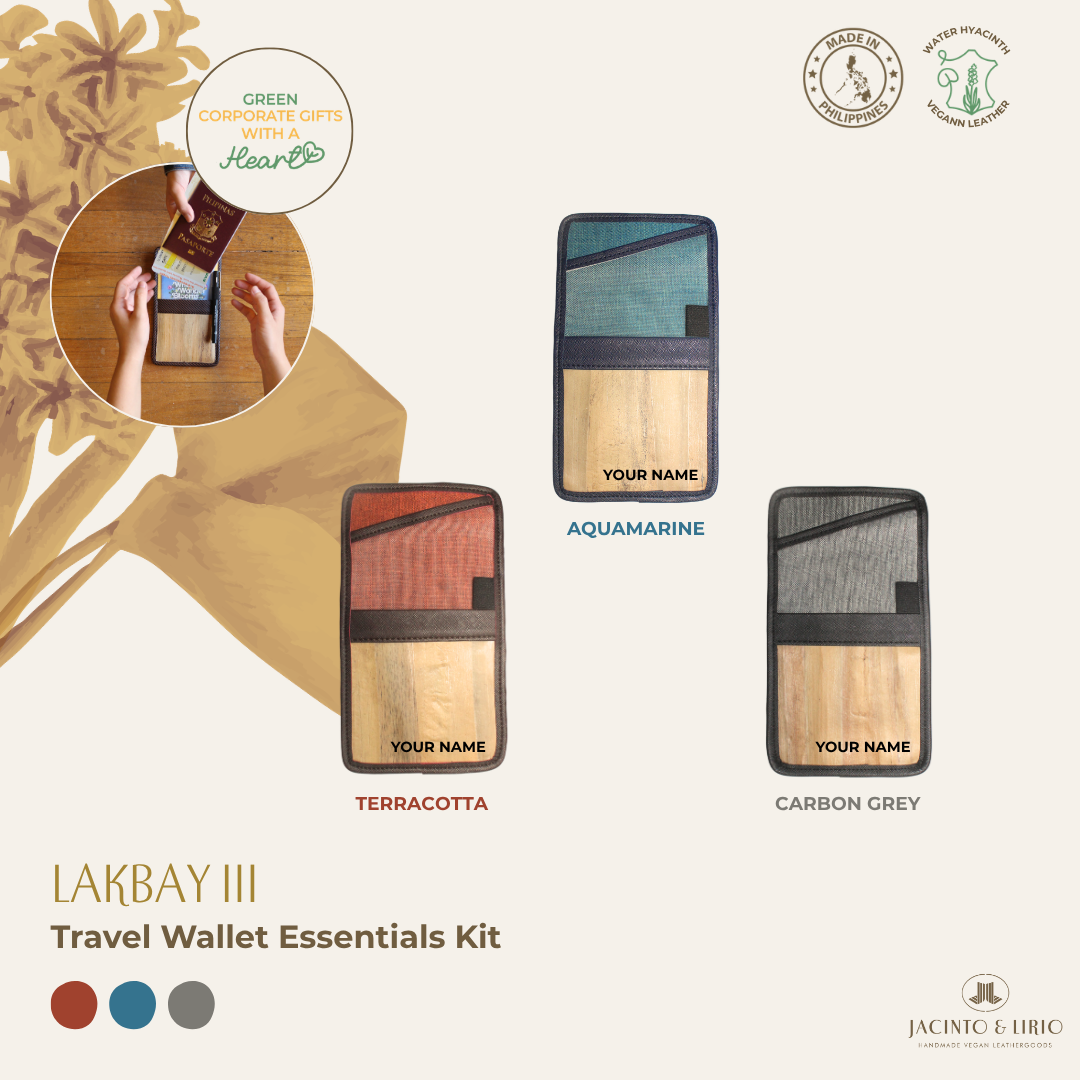 Travel Bundle – Lakbay + Obra + Bucketlist, Travel Wallet, Jacinto & Lirio, Jacinto & Lirio. - Jacinto & Lirio