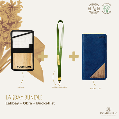 Travel Bundle – Lakbay + Obra + Bucketlist, Travel Wallet, Jacinto & Lirio, Jacinto & Lirio. - Jacinto & Lirio
