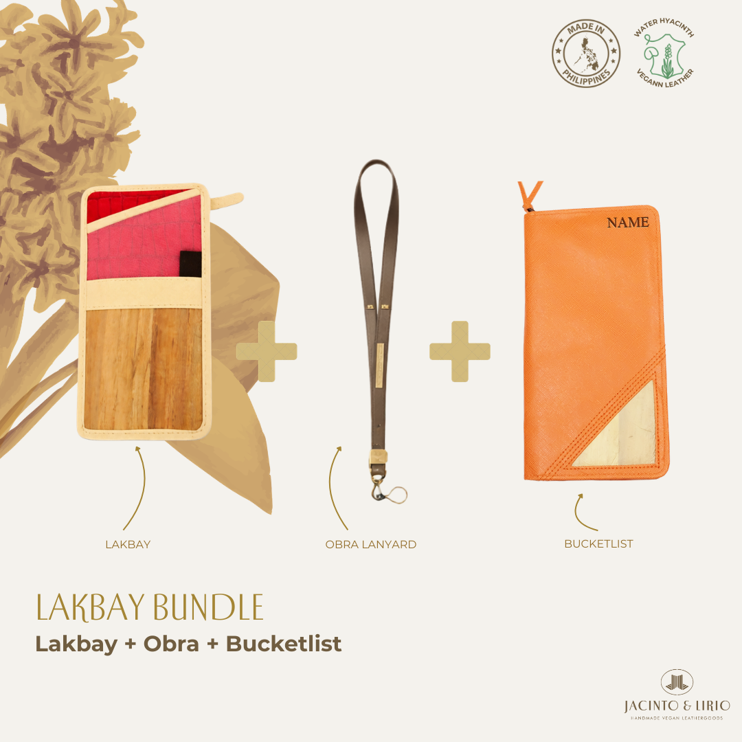 Travel Bundle – Lakbay + Obra + Bucketlist, Travel Wallet, Jacinto & Lirio, Jacinto & Lirio. - Jacinto & Lirio