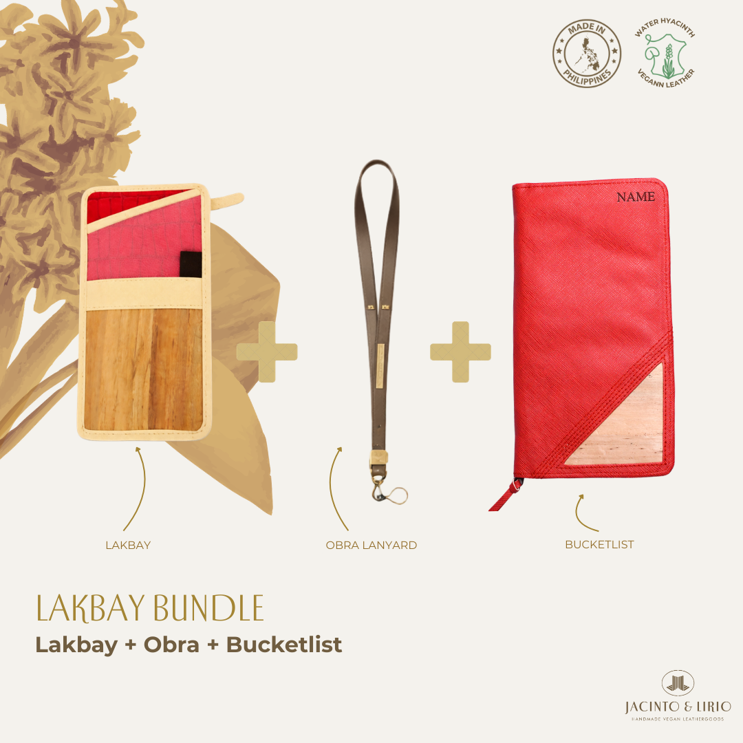 Travel Bundle – Lakbay + Obra + Bucketlist, Travel Wallet, Jacinto & Lirio, Jacinto & Lirio. - Jacinto & Lirio