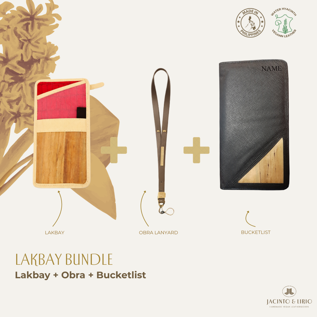 Travel Bundle – Lakbay + Obra + Bucketlist, Travel Wallet, Jacinto & Lirio, Jacinto & Lirio. - Jacinto & Lirio