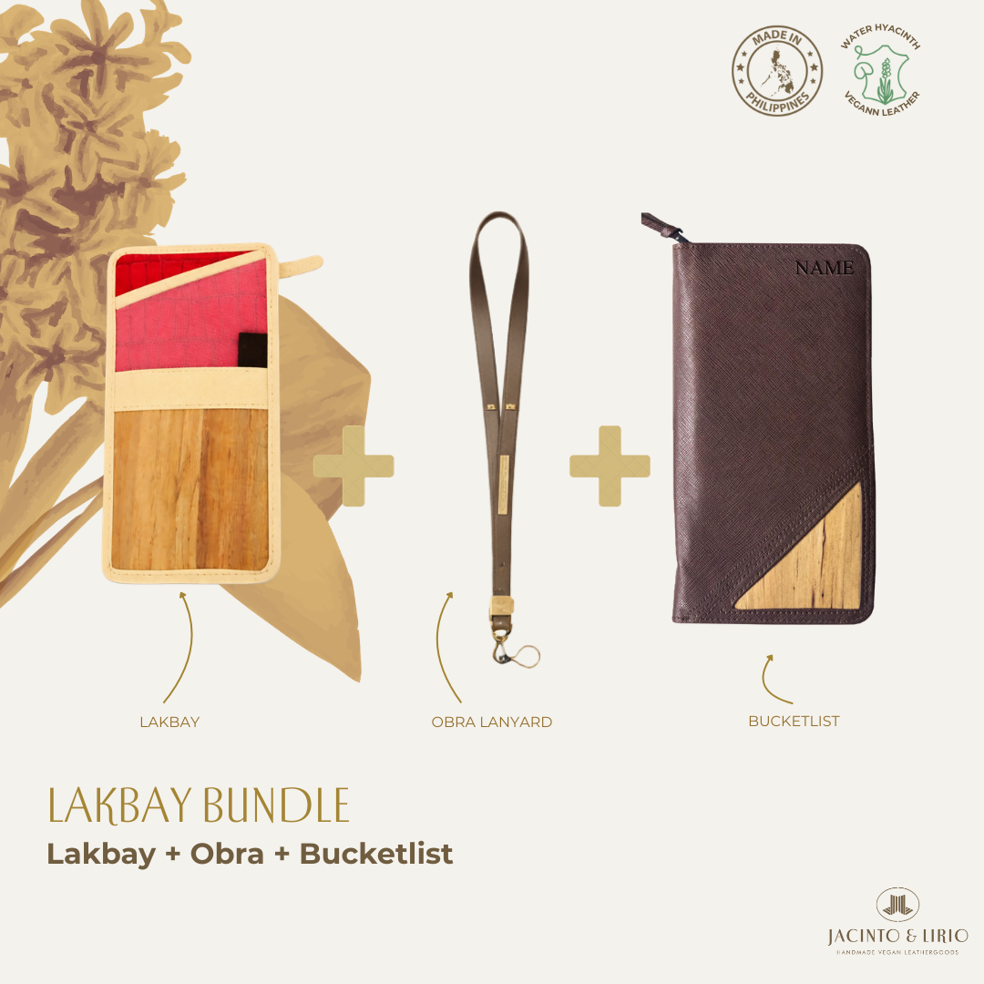 Travel Bundle – Lakbay + Obra + Bucketlist, Travel Wallet, Jacinto & Lirio, Jacinto & Lirio. - Jacinto & Lirio