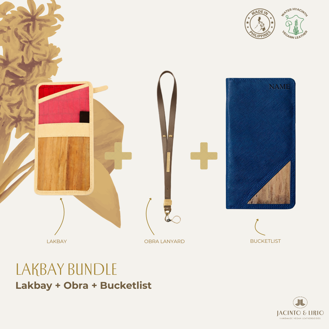 Travel Bundle – Lakbay + Obra + Bucketlist, Travel Wallet, Jacinto & Lirio, Jacinto & Lirio. - Jacinto & Lirio
