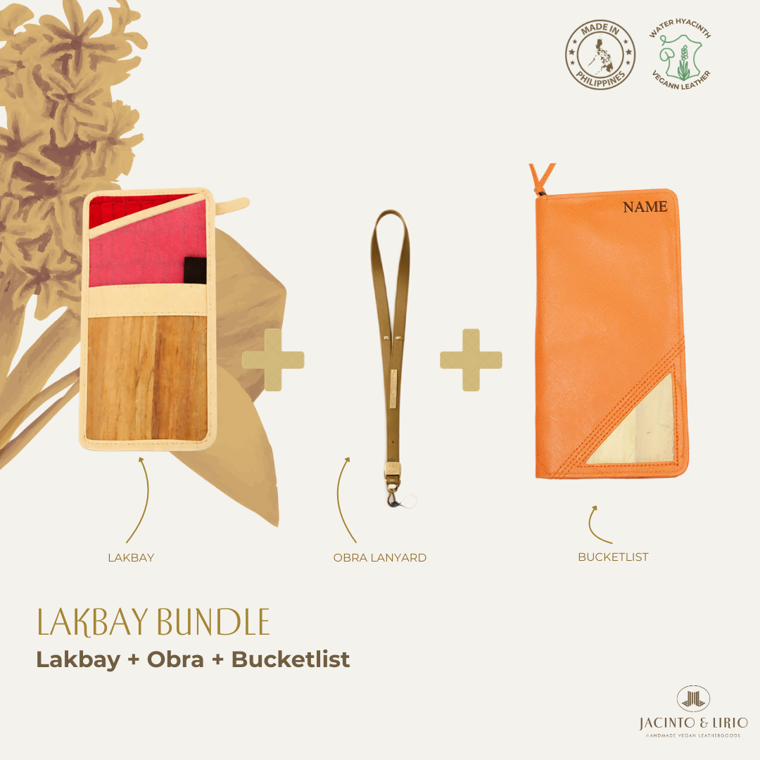 Travel Bundle – Lakbay + Obra + Bucketlist, Travel Wallet, Jacinto & Lirio, Jacinto & Lirio. - Jacinto & Lirio