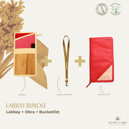 Travel Bundle – Lakbay + Obra + Bucketlist, Travel Wallet, Jacinto & Lirio, Jacinto & Lirio. - Jacinto & Lirio