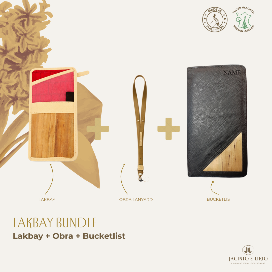 Travel Bundle – Lakbay + Obra + Bucketlist, Travel Wallet, Jacinto & Lirio, Jacinto & Lirio. - Jacinto & Lirio