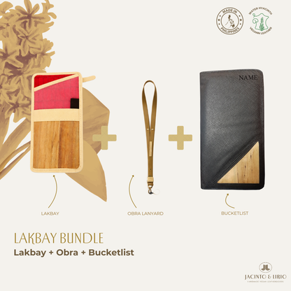 Travel Bundle – Lakbay + Obra + Bucketlist, Travel Wallet, Jacinto & Lirio, Jacinto & Lirio. - Jacinto & Lirio