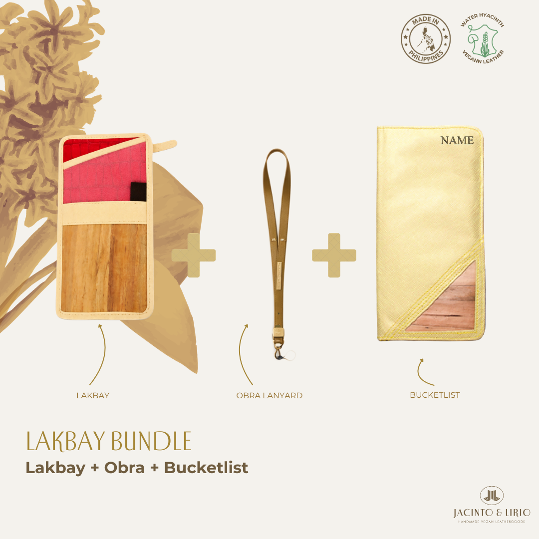 Travel Bundle – Lakbay + Obra + Bucketlist, Travel Wallet, Jacinto & Lirio, Jacinto & Lirio. - Jacinto & Lirio