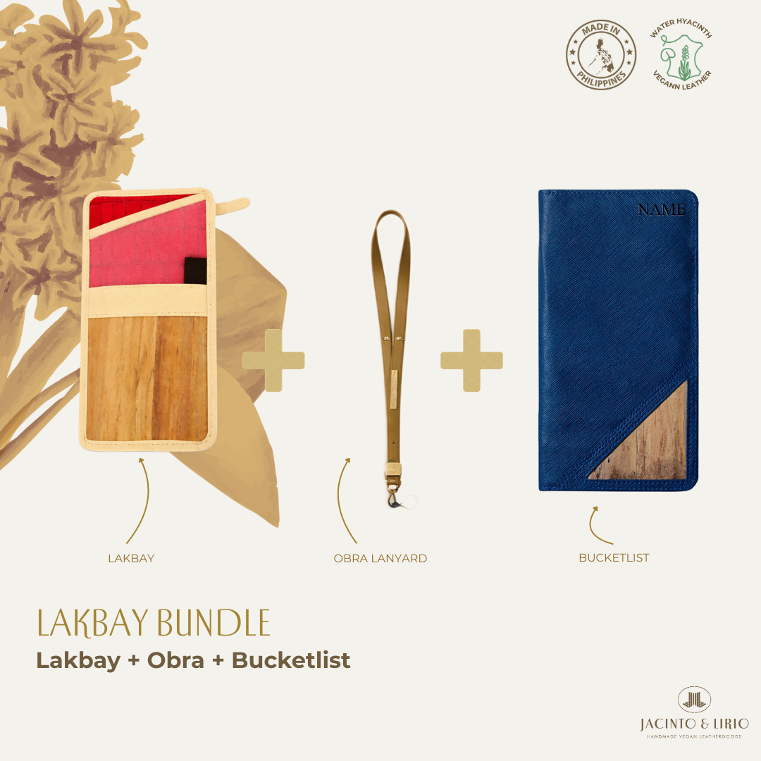 Travel Bundle – Lakbay + Obra + Bucketlist, Travel Wallet, Jacinto & Lirio, Jacinto & Lirio. - Jacinto & Lirio