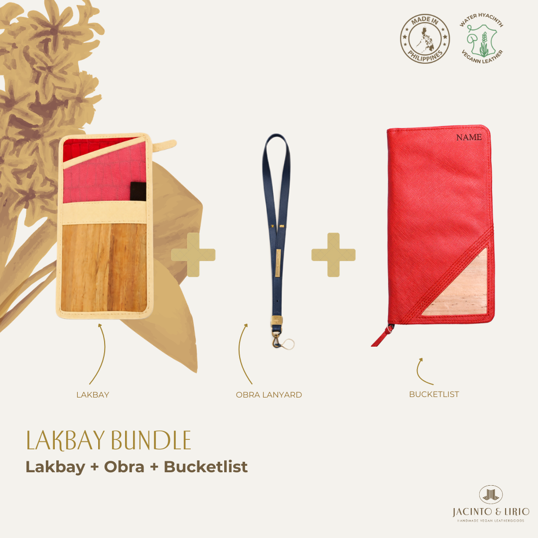 Travel Bundle – Lakbay + Obra + Bucketlist, Travel Wallet, Jacinto & Lirio, Jacinto & Lirio. - Jacinto & Lirio