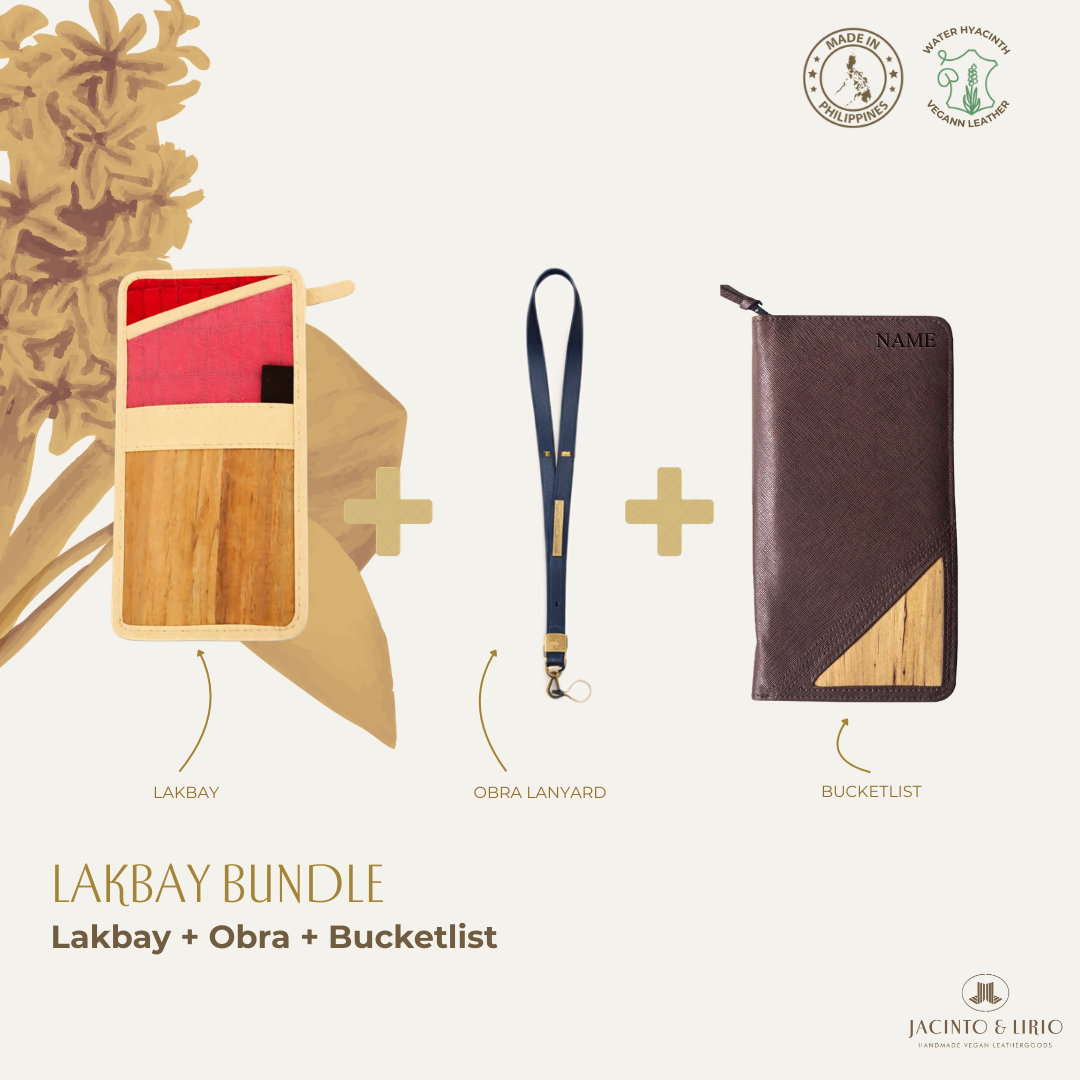 Travel Bundle – Lakbay + Obra + Bucketlist, Travel Wallet, Jacinto & Lirio, Jacinto & Lirio. - Jacinto & Lirio