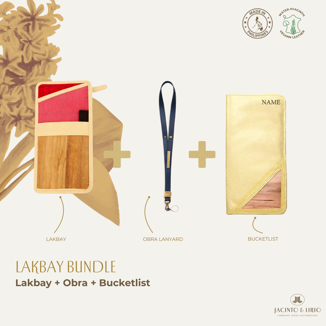 Travel Bundle – Lakbay + Obra + Bucketlist, Travel Wallet, Jacinto & Lirio, Jacinto & Lirio. - Jacinto & Lirio