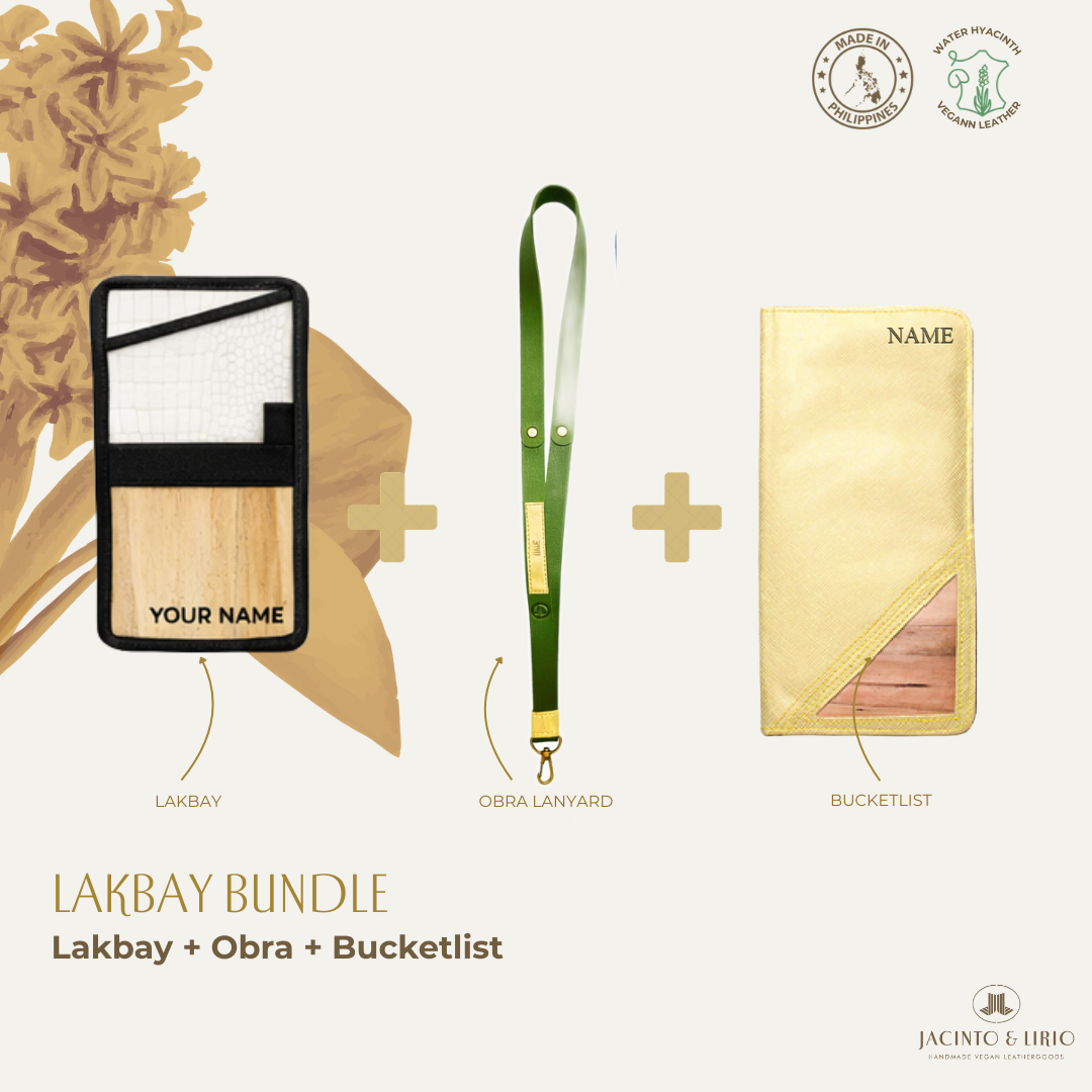 Travel Bundle – Lakbay + Obra + Bucketlist, Travel Wallet, Jacinto & Lirio, Jacinto & Lirio. - Jacinto & Lirio