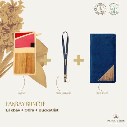 Travel Bundle – Lakbay + Obra + Bucketlist, Travel Wallet, Jacinto & Lirio, Jacinto & Lirio. - Jacinto & Lirio