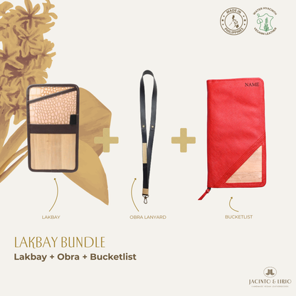 Travel Bundle – Lakbay + Obra + Bucketlist, Travel Wallet, Jacinto & Lirio, Jacinto & Lirio. - Jacinto & Lirio