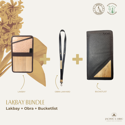 Travel Bundle – Lakbay + Obra + Bucketlist, Travel Wallet, Jacinto & Lirio, Jacinto & Lirio. - Jacinto & Lirio