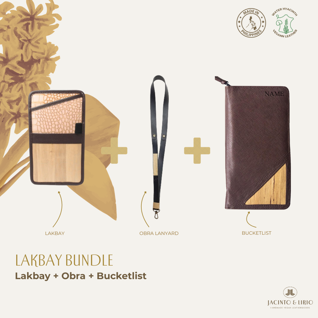 Travel Bundle – Lakbay + Obra + Bucketlist, Travel Wallet, Jacinto & Lirio, Jacinto & Lirio. - Jacinto & Lirio