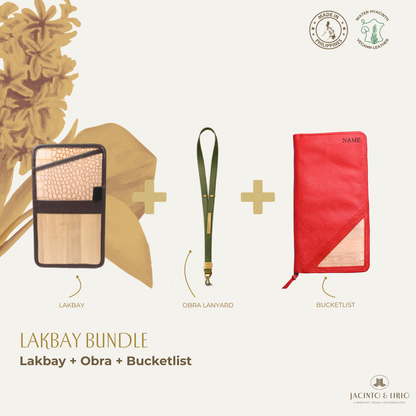 Travel Bundle – Lakbay + Obra + Bucketlist, Travel Wallet, Jacinto & Lirio, Jacinto & Lirio. - Jacinto & Lirio
