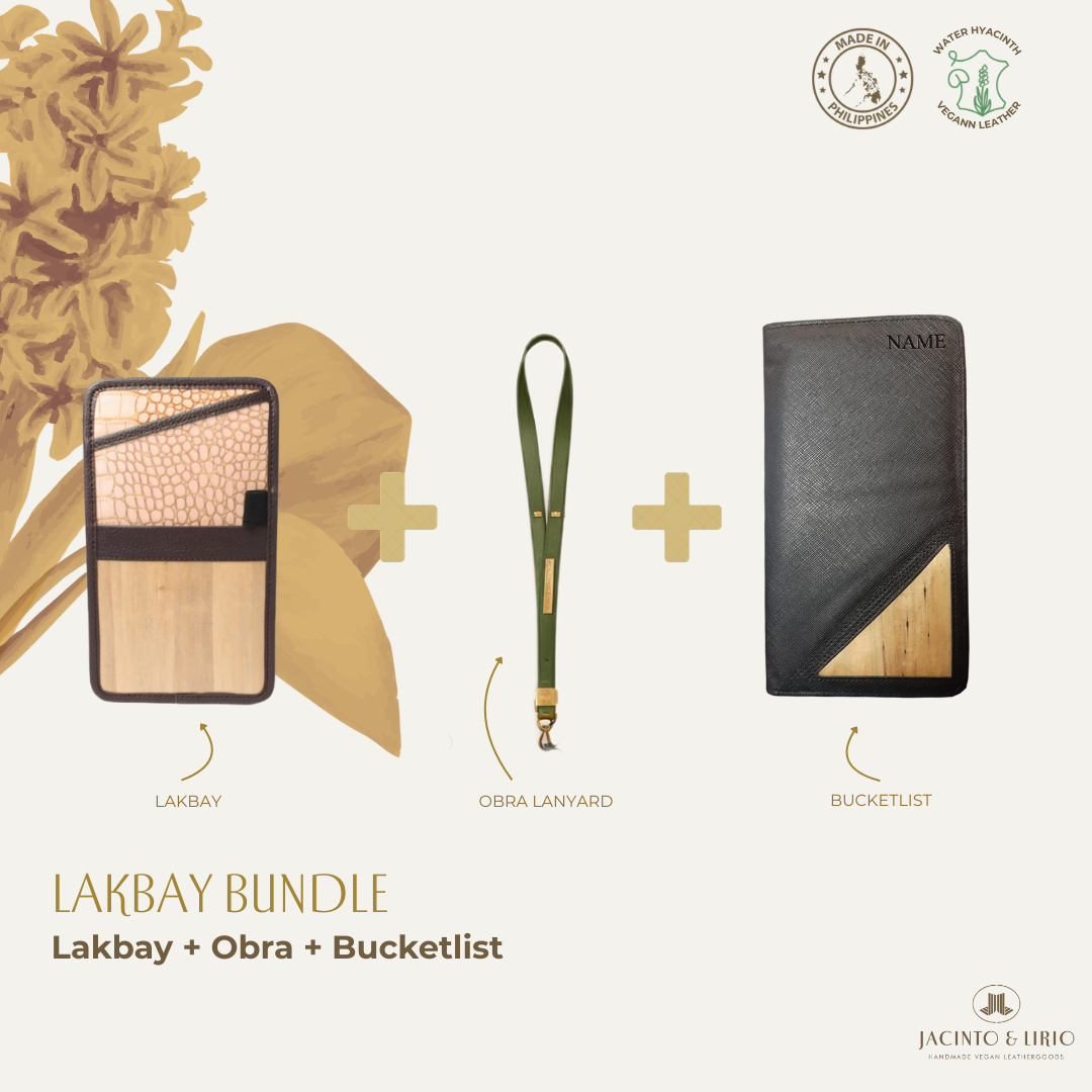 Travel Bundle – Lakbay + Obra + Bucketlist, Travel Wallet, Jacinto & Lirio, Jacinto & Lirio. - Jacinto & Lirio