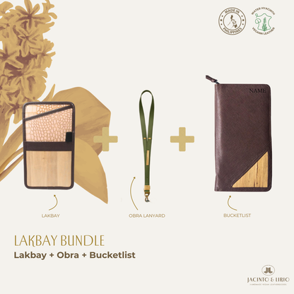 Travel Bundle – Lakbay + Obra + Bucketlist, Travel Wallet, Jacinto & Lirio, Jacinto & Lirio. - Jacinto & Lirio