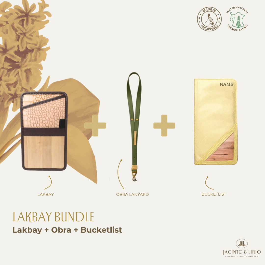 Travel Bundle – Lakbay + Obra + Bucketlist, Travel Wallet, Jacinto & Lirio, Jacinto & Lirio. - Jacinto & Lirio