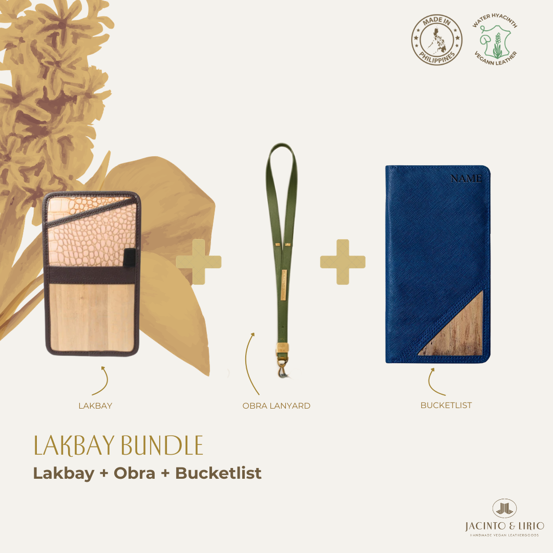Travel Bundle – Lakbay + Obra + Bucketlist, Travel Wallet, Jacinto & Lirio, Jacinto & Lirio. - Jacinto & Lirio